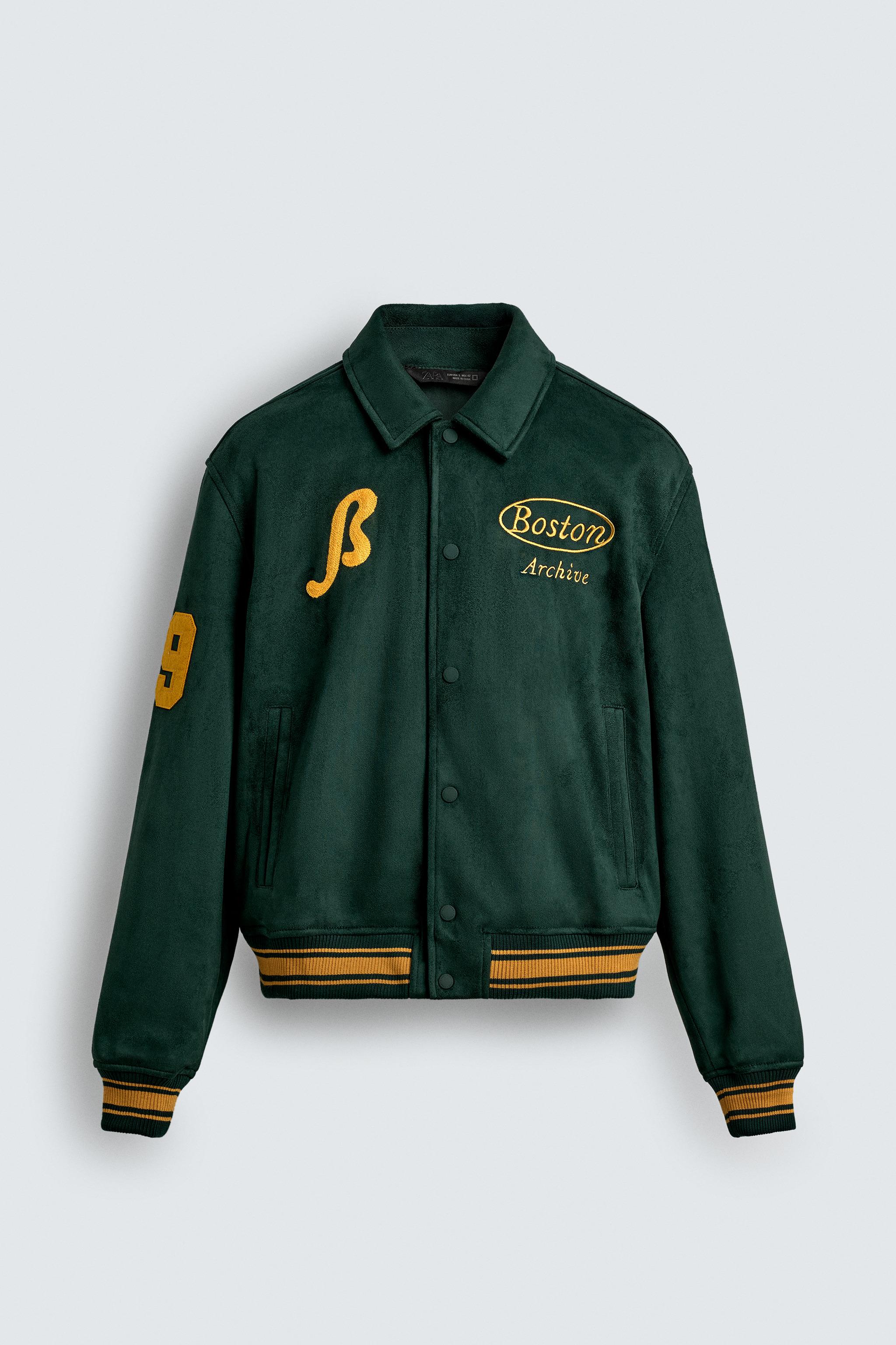 FAUX SUEDE BOMBER JACKET